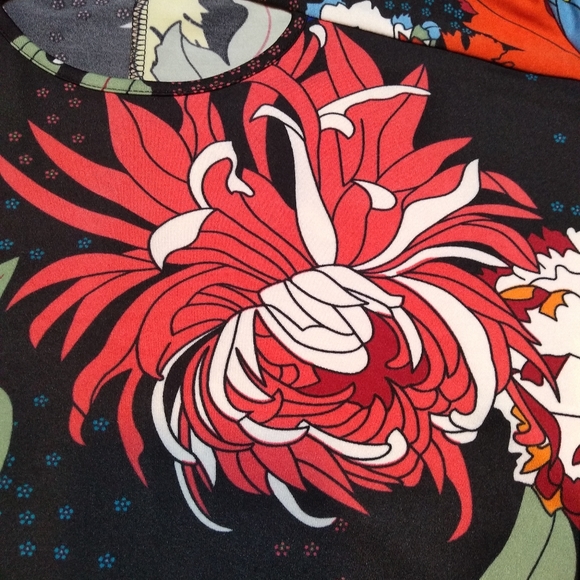 *HOST PICK* NWT Sunny Leigh Size 1X Brightly Coloured Pullover Shirt, Sh… - Picture 5 of 10